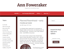 Tablet Screenshot of annfoweraker.com
